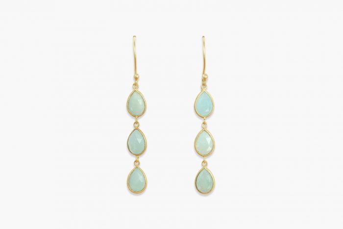 Sedna earring Aqua chalcy