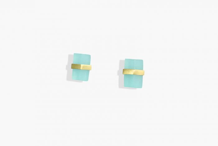 Sedna earring Aqua chalcy