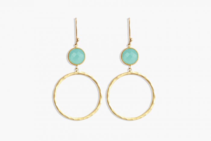 Hanna earring Aqua chalcy