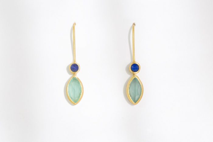 Caraz earring Lapis lazuli