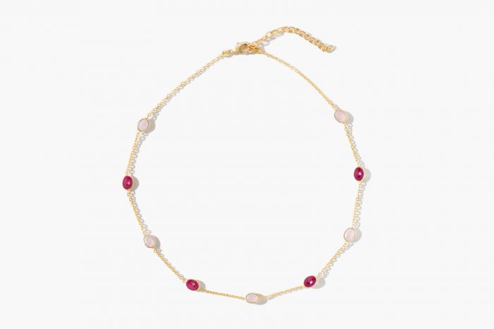 Neith necklace Pink
