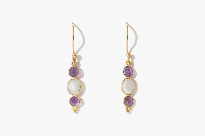 Oyu Earring Amethyst