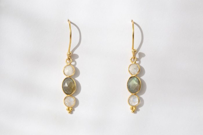 Oyu Earring Labradorite