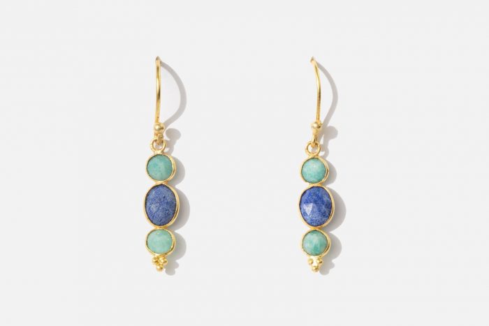 Oyu Earring Lapis lazuli