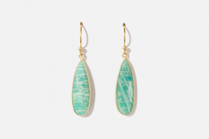 Atenea earring Amazonite