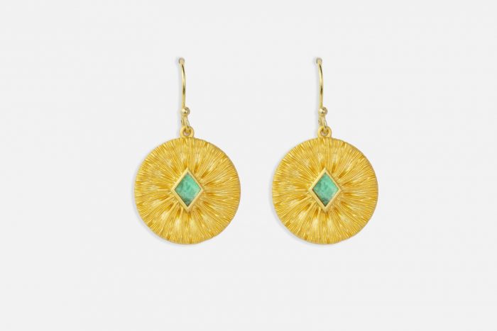 Artemisa earring Amazonite