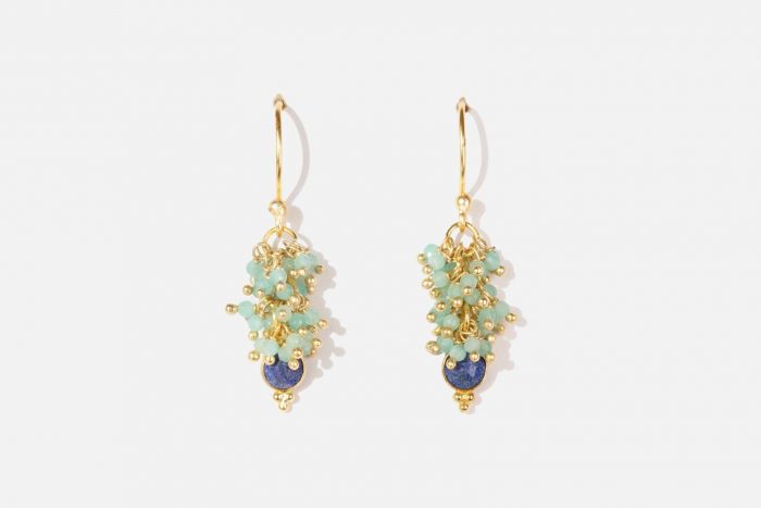 Vesta earring Amazonite