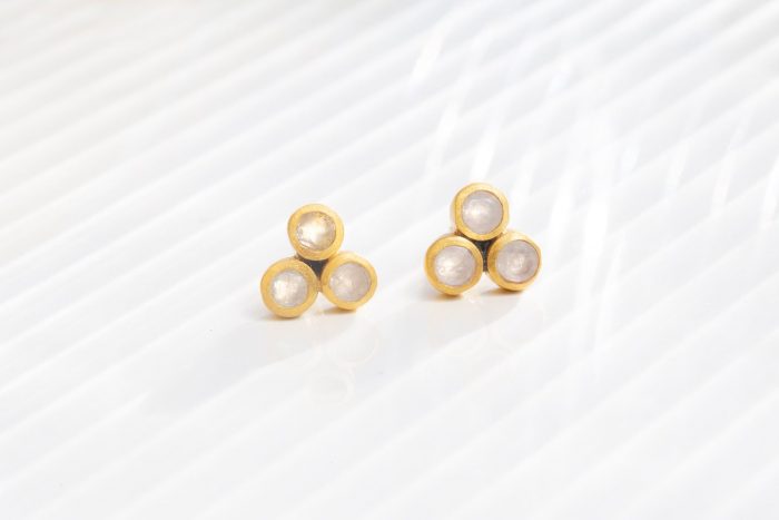 Arracada Iris Pedra lluna