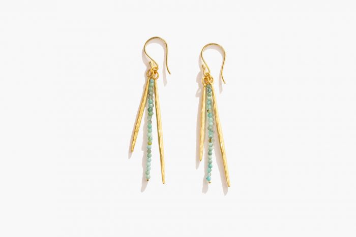 Freya earring Amazonite