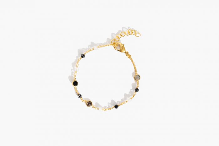 Polsera Irving Ònix negre