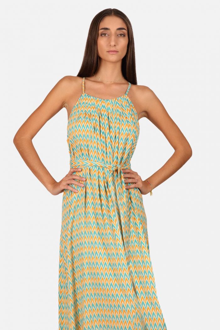 5175L zigzag turquesa