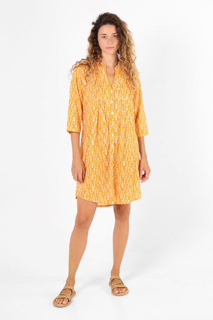 Printex shirt dress hiedra mango