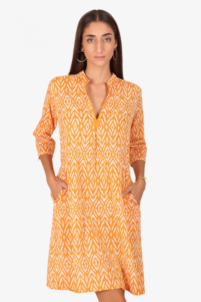 Ikat mango kurta