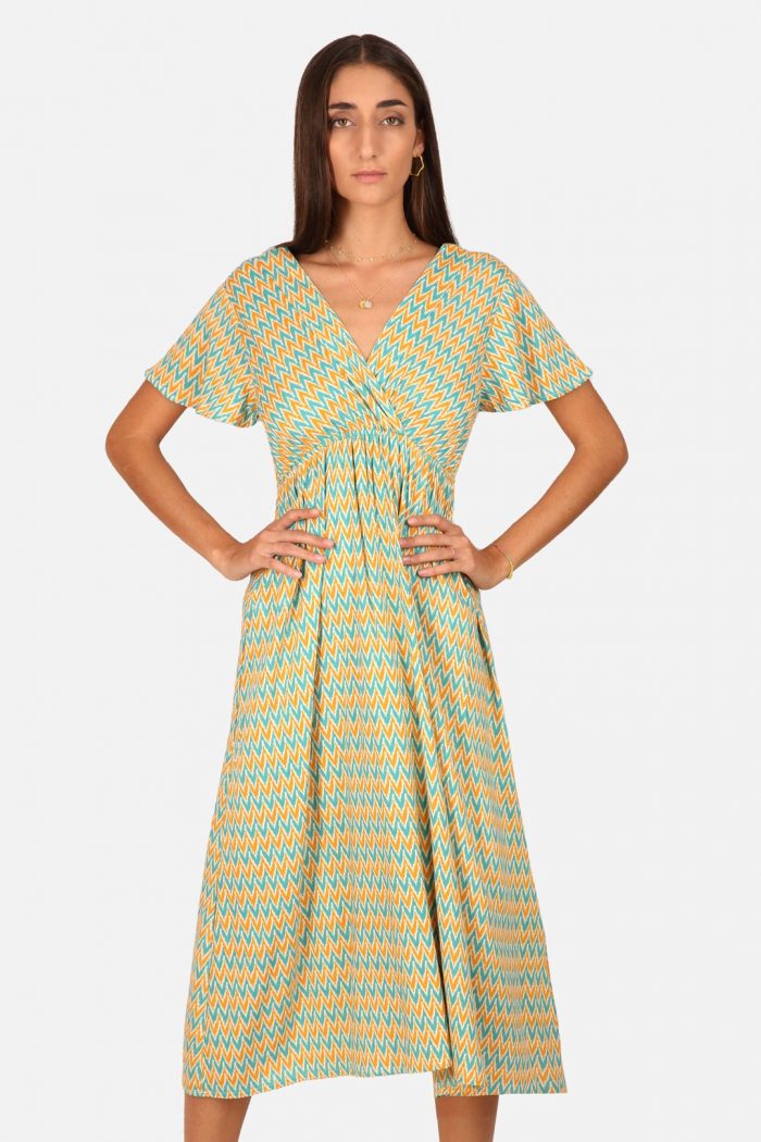 VLL15 zigzag turquesa