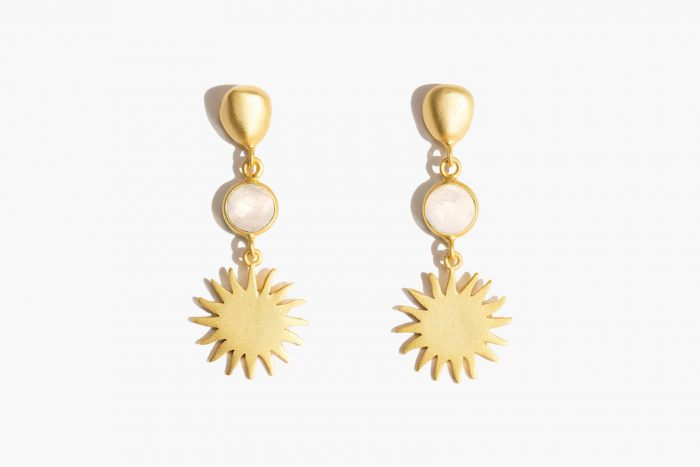 Soleil earring Moonstone